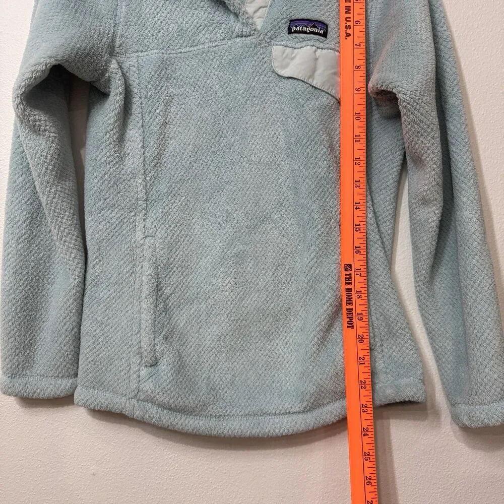 Patagonia Women’s Re-Tool Snap-T Polartec Fleece Pullover Blue Size XS